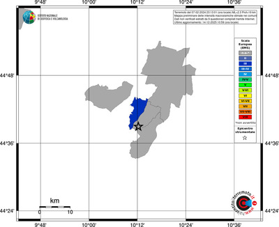 Mappa EMS - territori comuni