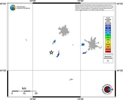 Mappa EMS - territori località