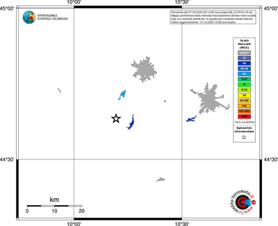 Mappa MCS - territori località