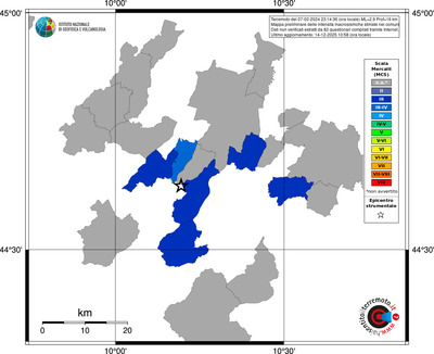 Mappa MCS - territori comuni