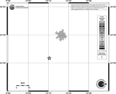 Mappa EMS - territori località