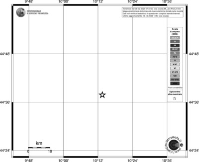 Mappa EMS - territori località