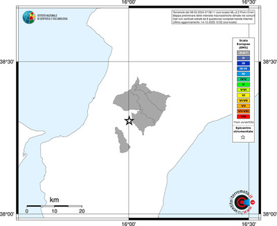 Mappa EMS - territori comuni