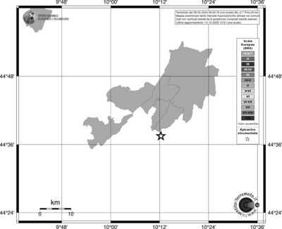 Mappa EMS - territori comuni