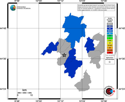 Mappa EMS - territori comuni