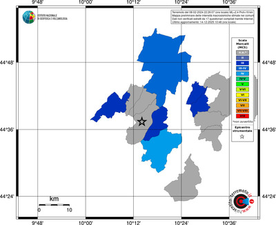 Mappa MCS - territori comuni