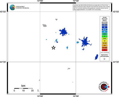 Mappa MCS - territori località