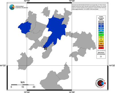 Mappa EMS - territori comuni