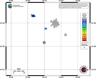 Mappa MCS - territori località