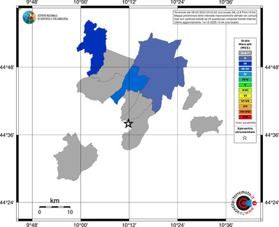 Mappa MCS - territori comuni