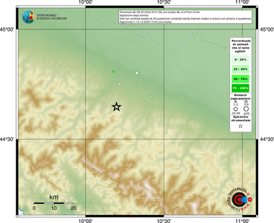 Mappa comuni con almeno 3 questionari