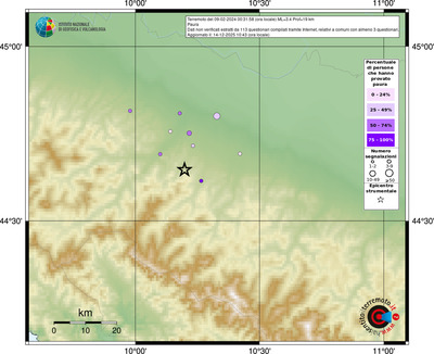 Mappa comuni con almeno 3 questionari