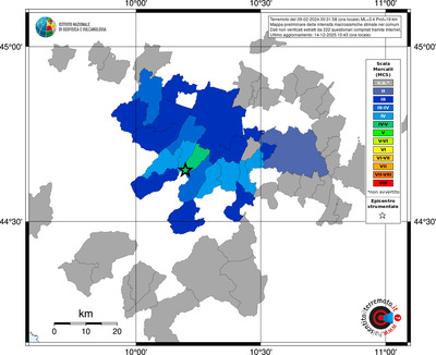 Mappa MCS - territori comuni