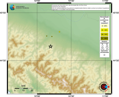 Mappa comuni con almeno 3 questionari