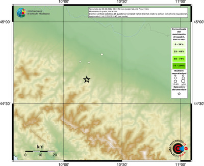 Mappa comuni con almeno 3 questionari