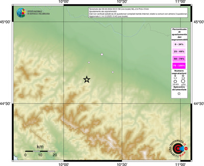 Mappa comuni con almeno 3 questionari