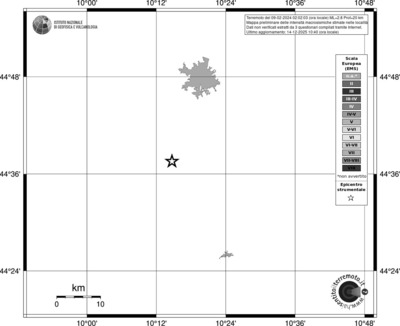 Mappa EMS - territori località