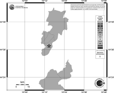 Mappa EMS - territori comuni
