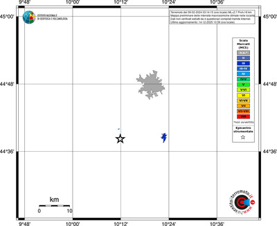Mappa MCS - territori località