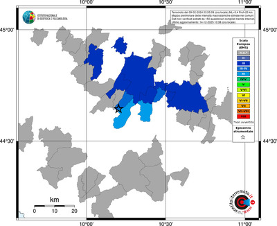 Mappa EMS - territori comuni