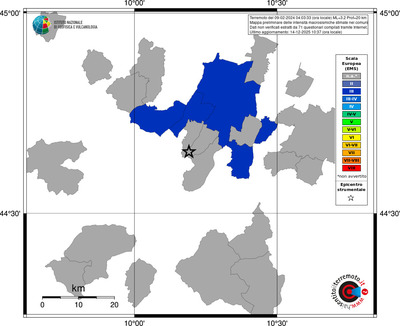 Mappa EMS - territori comuni