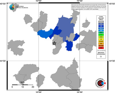 Mappa MCS - territori comuni