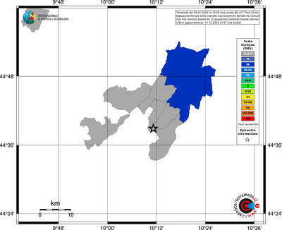 Mappa EMS - territori comuni