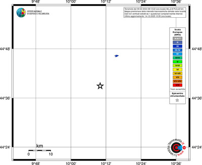 Mappa EMS - territori località