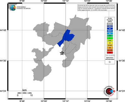 Mappa EMS - territori comuni