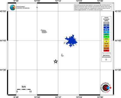 Mappa EMS - territori località