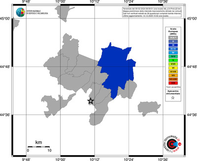Mappa EMS - territori comuni