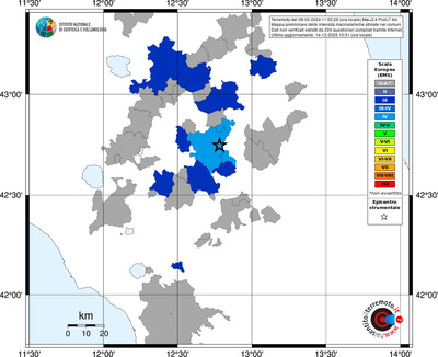 Mappa EMS - territori comuni