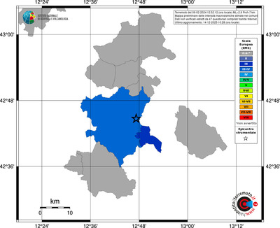 Mappa EMS - territori comuni
