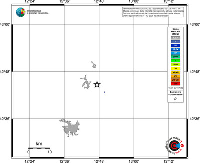 Mappa MCS - territori località