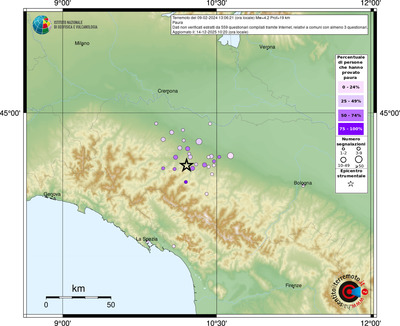 Mappa comuni con almeno 3 questionari