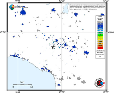 Mappa EMS - territori località