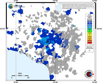 Mappa EMS - territori comuni
