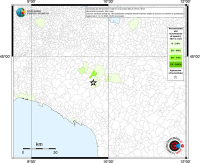 Mappa territorio comunale con almeno 3 questionari