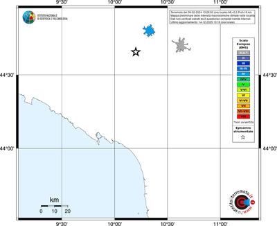 Mappa EMS - territori località