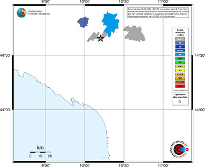 Mappa MCS - territori comuni