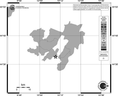 Mappa EMS - territori comuni