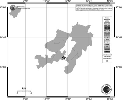 Mappa EMS - territori comuni