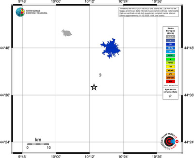 Mappa EMS - territori località