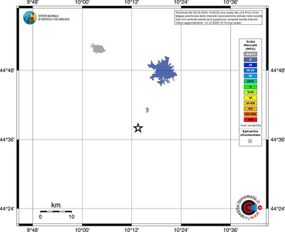 Mappa MCS - territori località