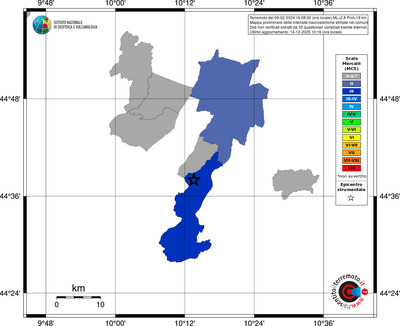 Mappa MCS - territori comuni