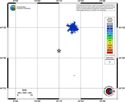 Mappa MCS - territori località