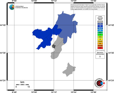 Mappa MCS - territori comuni
