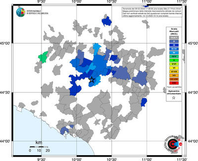 Mappa MCS - territori comuni