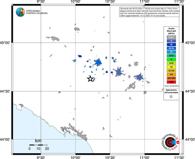 Mappa MCS - territori località