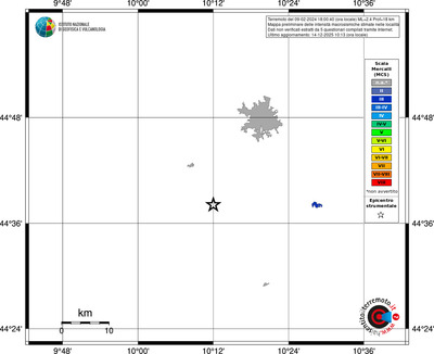 Mappa MCS - territori località